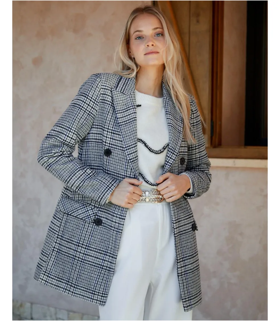 Blazer Cuadros Hatty