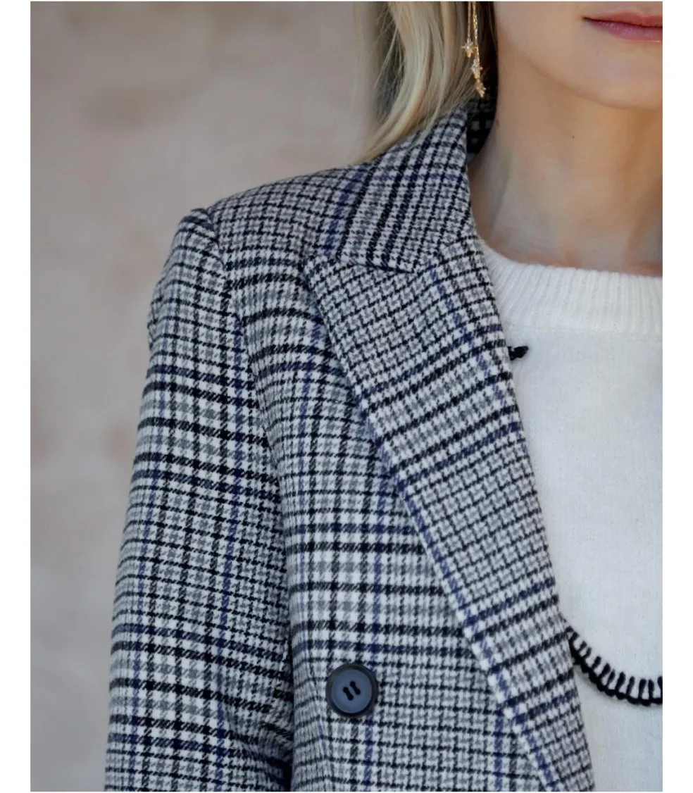 Blazer Cuadros Hatty