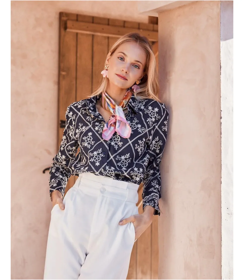 Blusa Bordados Aixa