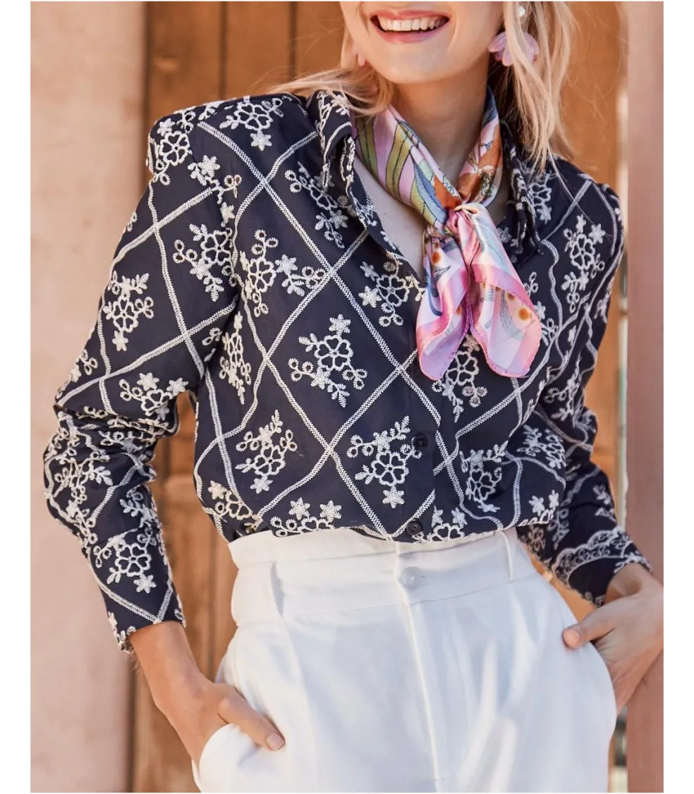 Blusa Bordados Aixa