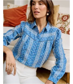Blusa Denim Uxia