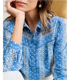 Blusa Denim Uxia