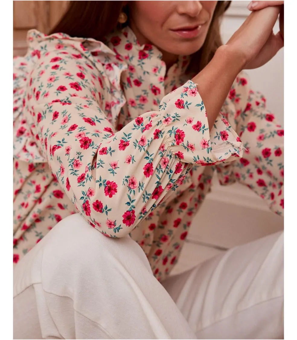 Blusa Flores Volania