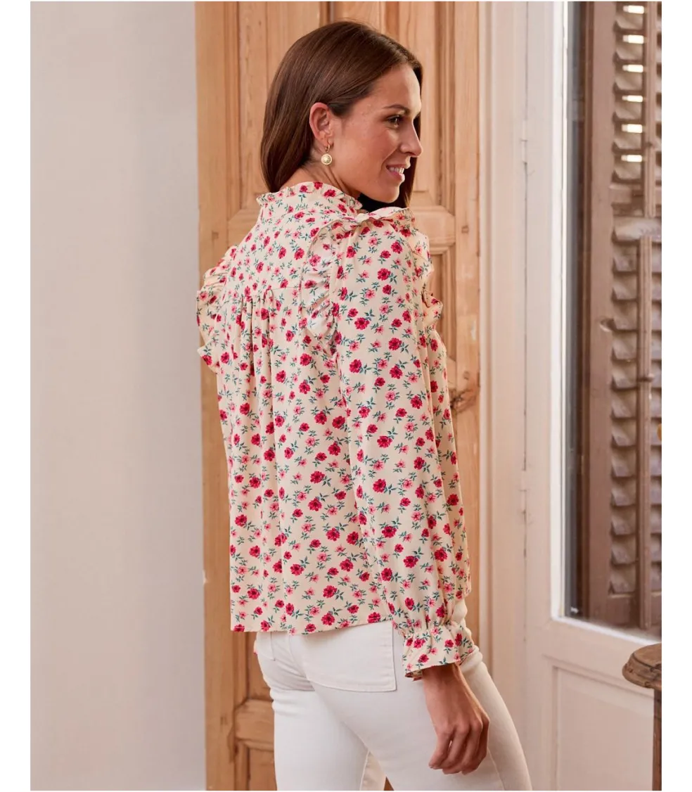 Blusa Flores Volania
