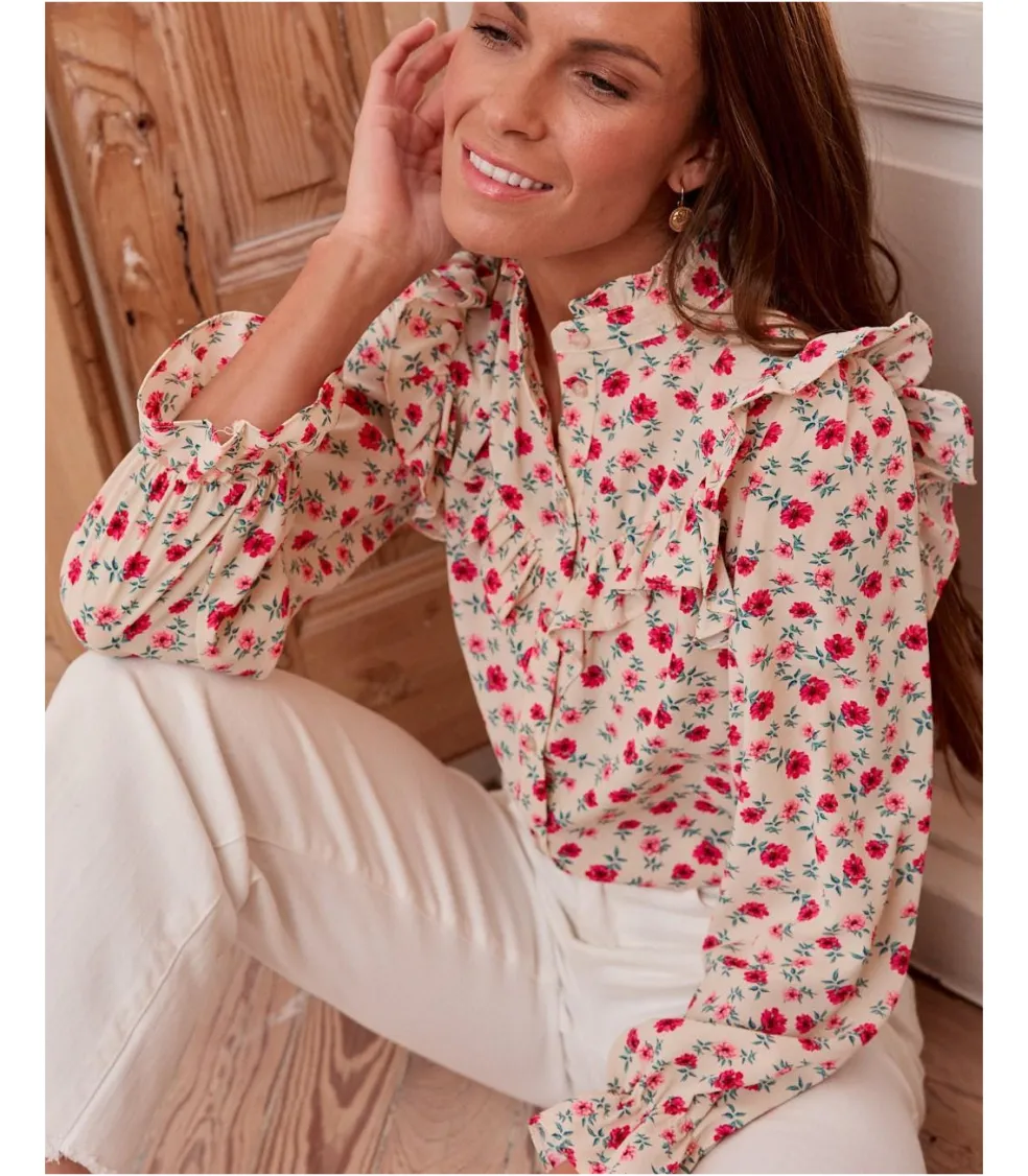 Blusa Flores Volania