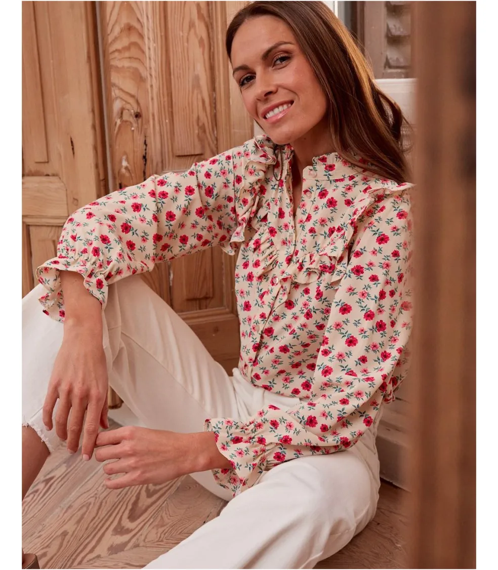 Blusa Flores Volania