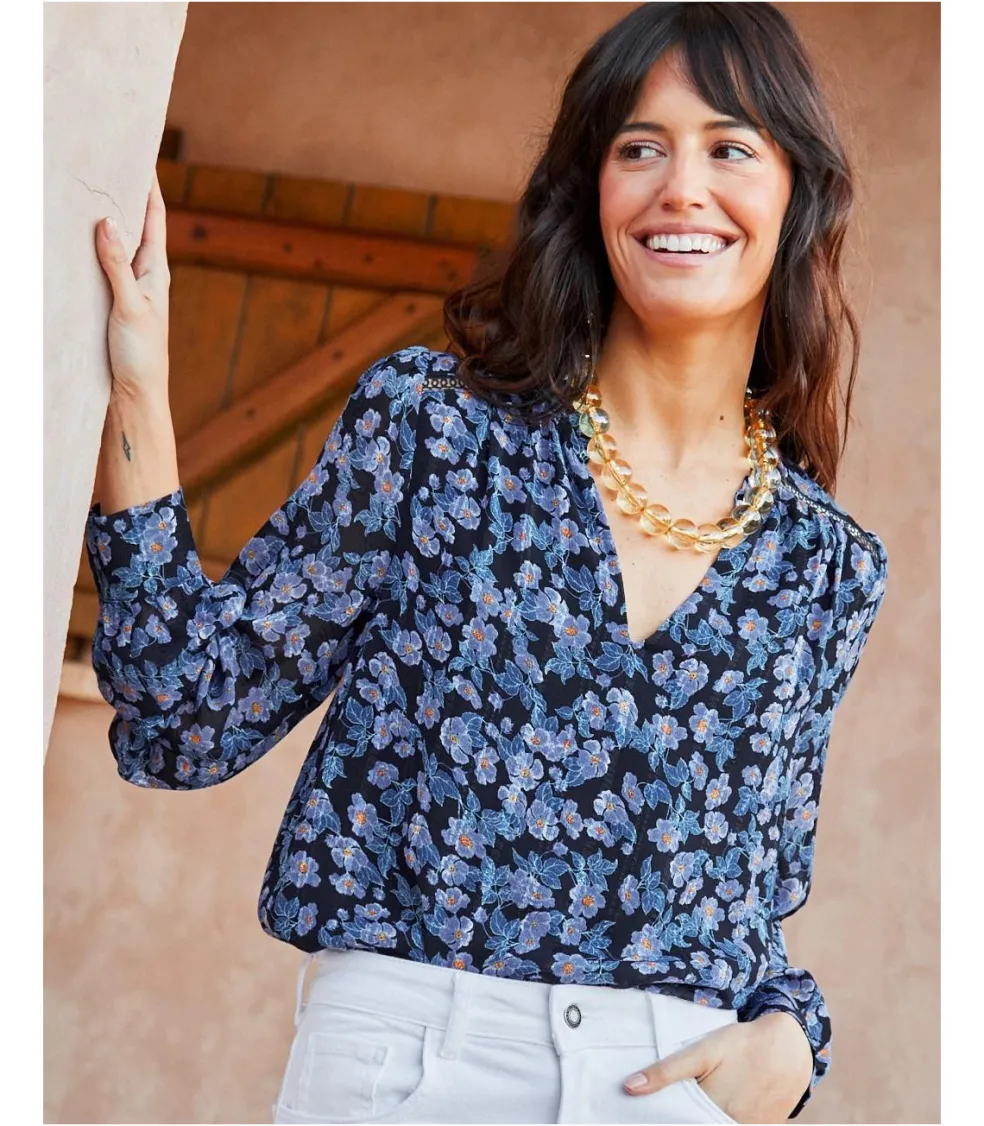 Blusa Flores Xeima