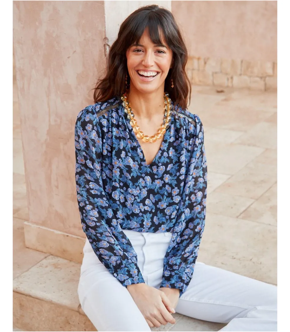 Blusa Flores Xeima