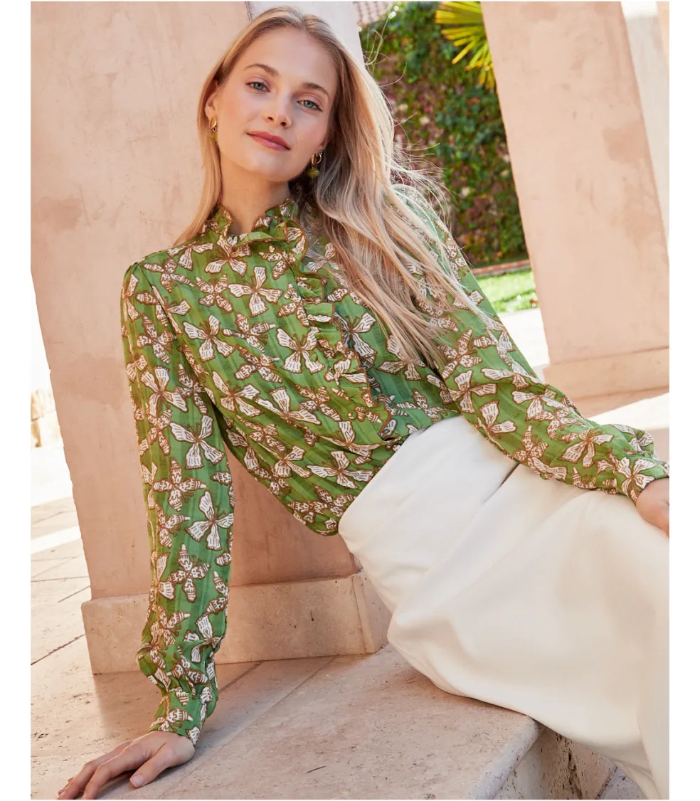 Blusa Volantes Aneva