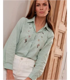 Camisa Bordados Priscilia