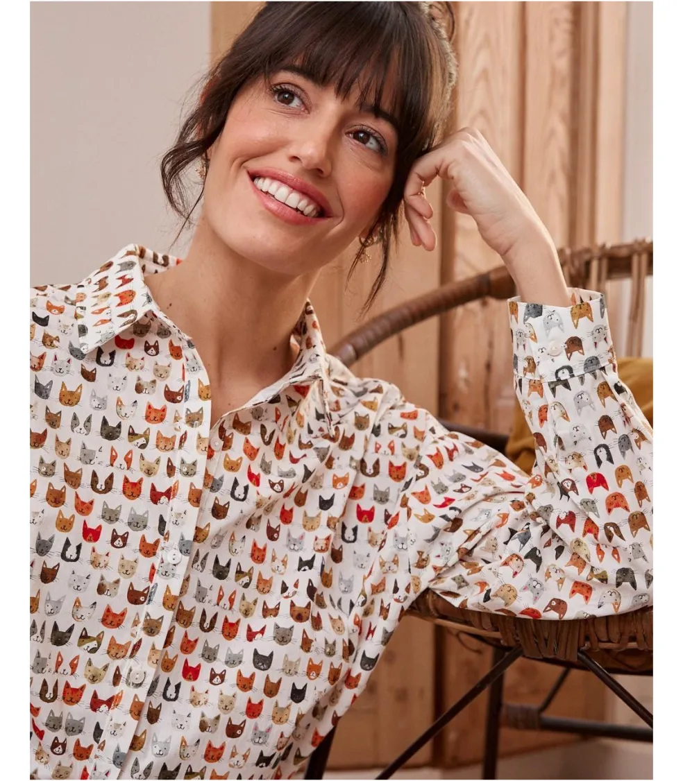 Camisa Gatos Caterina