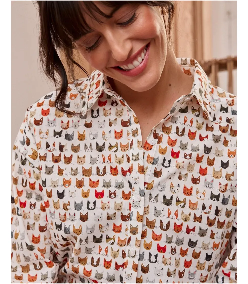 Camisa Gatos Caterina