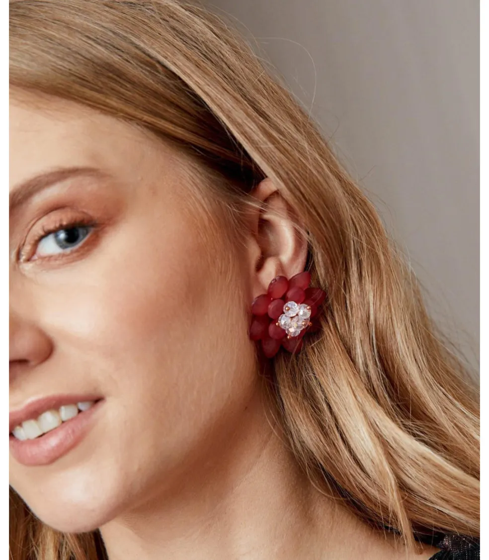 Pendientes Flor Boliras