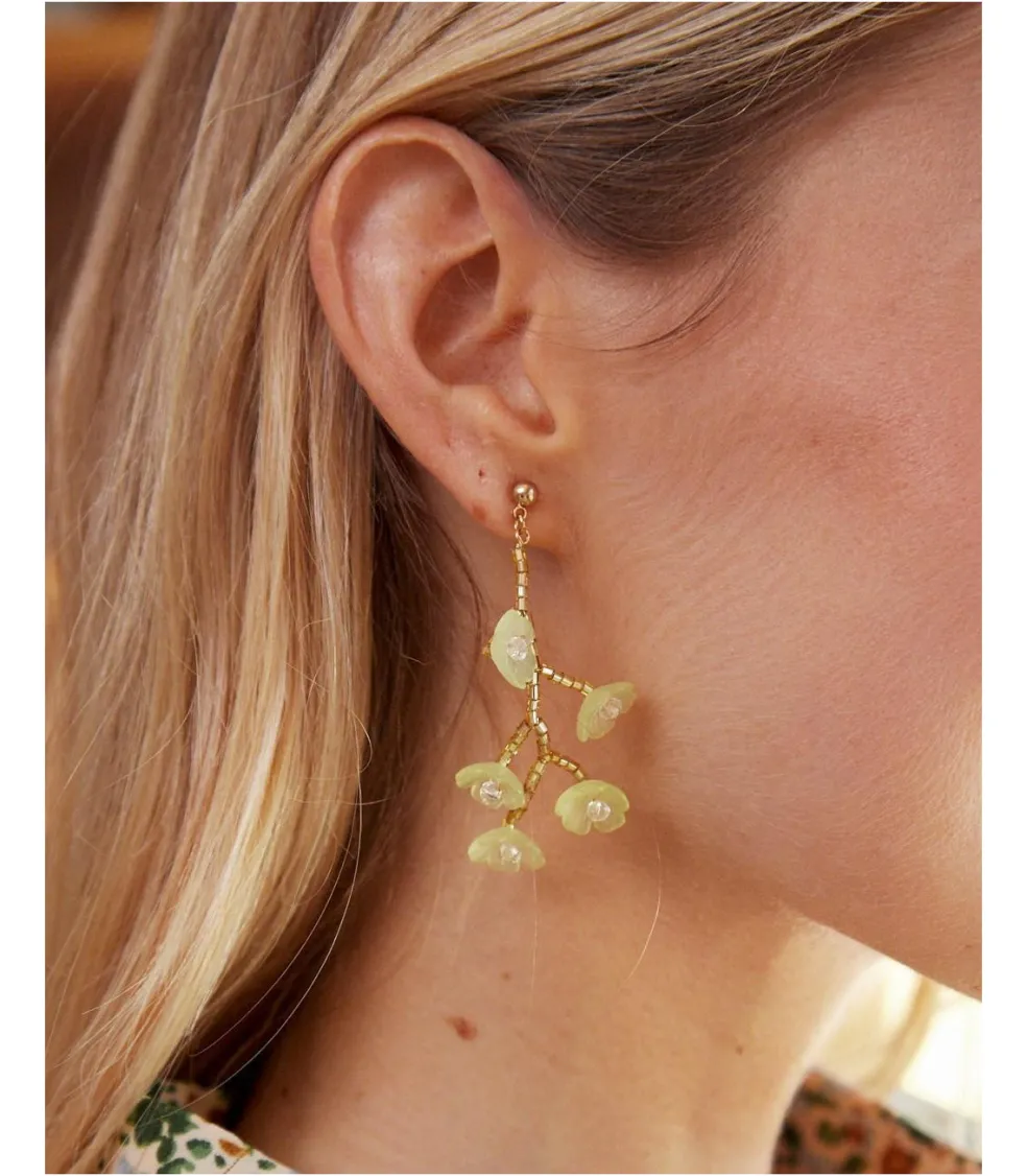 Pendientes Flores Largia