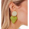 Pendientes Verde Corazón