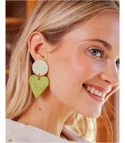 Pendientes Verde Corazón