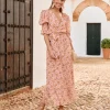 Vestido Flores Opera