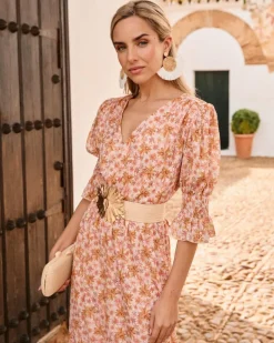 Vestido Flores Opera