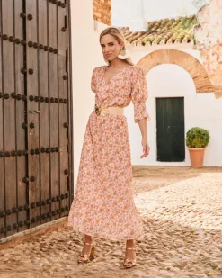 Vestido Flores Opera
