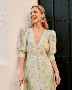 Vestido Flores Sinza