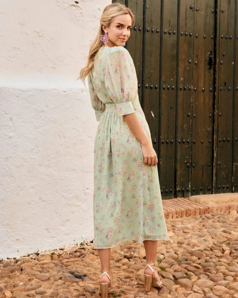 Vestido Flores Sinza
