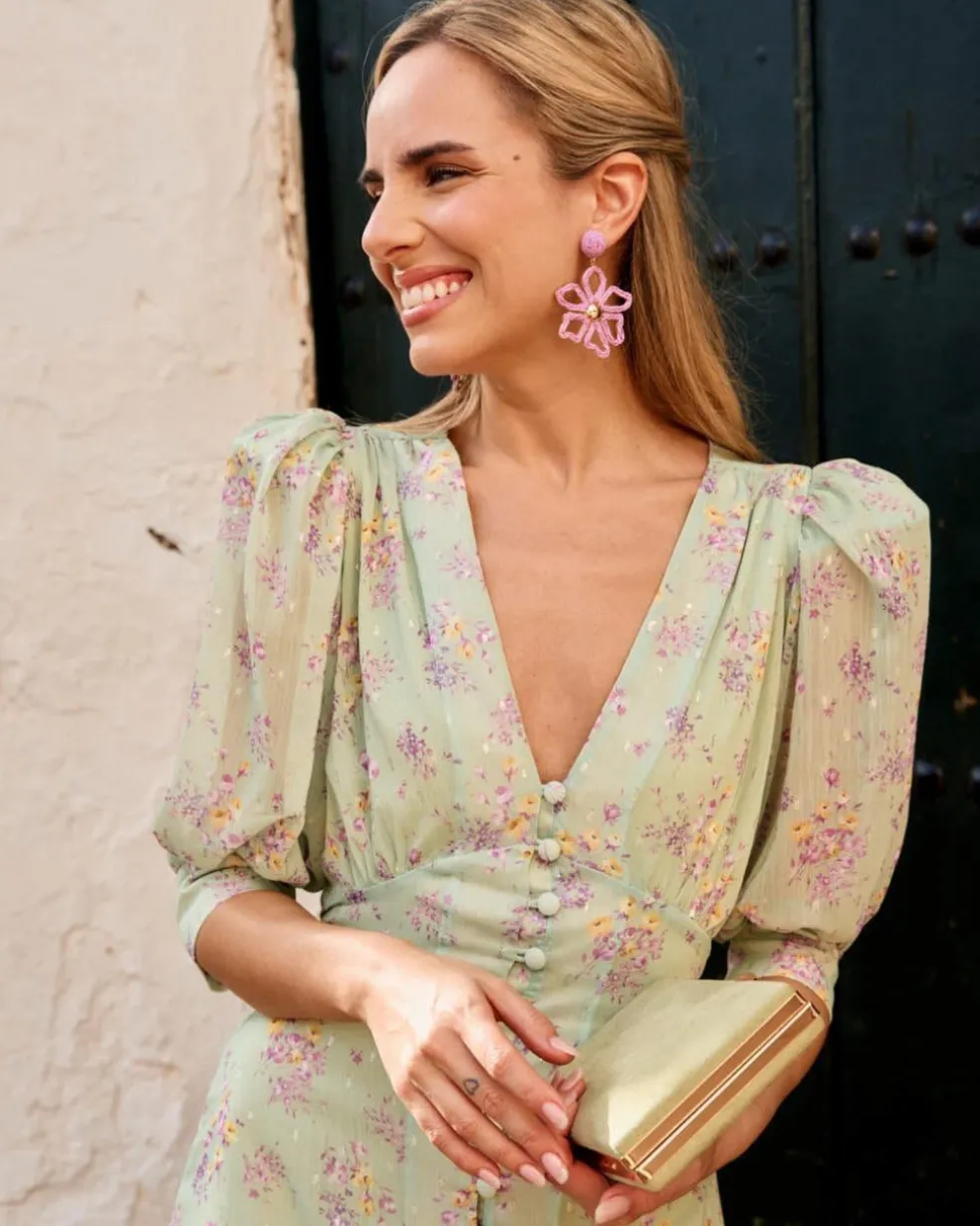 Vestido Flores Sinza