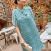 Vestido Lazada Flecos Moni