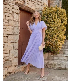 Vestido Plisado Gema