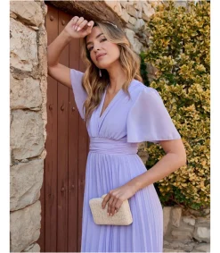 Vestido Plisado Gema