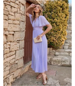 Vestido Plisado Gema