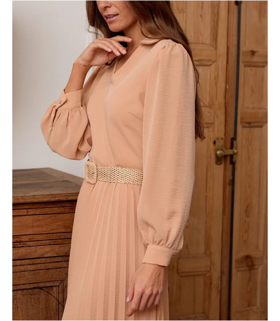 Vestido Plisado Mindy